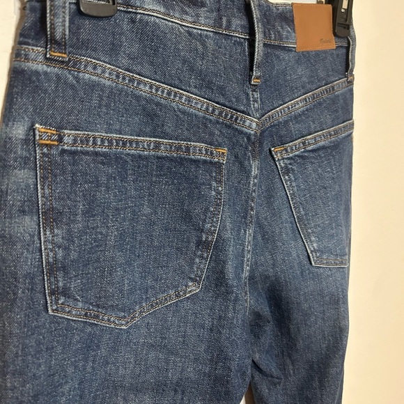 Madewell High-Rise Slim BoyJeans - Dark Wash, Size 24 (New Condition) - Picture 8 of 8